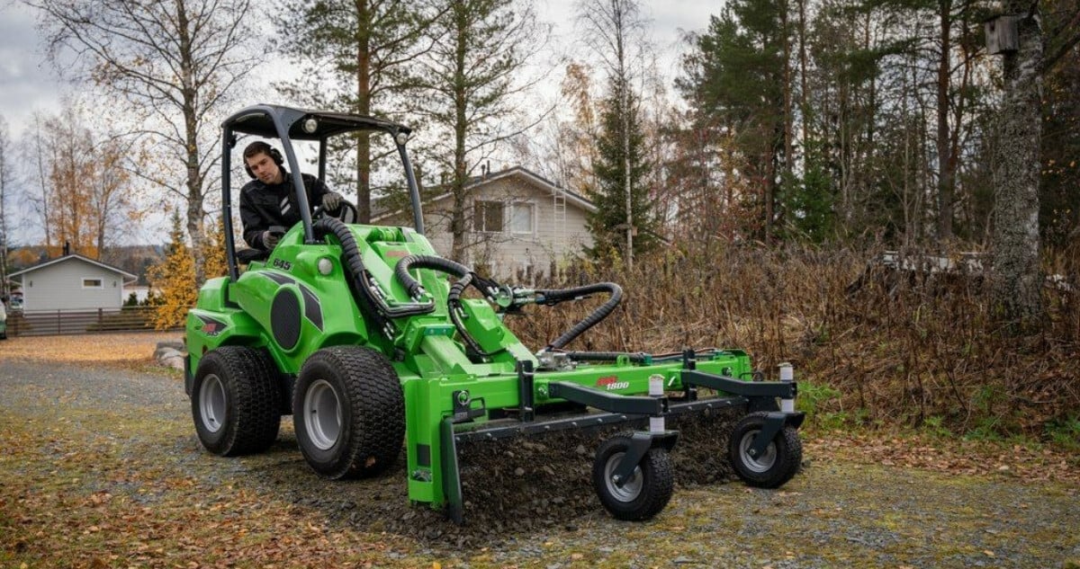 Avant loader for landscaping