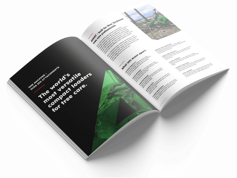 Avant NZ Arborist brochure