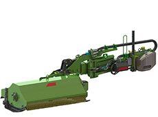 Avant attachment - S30 flail mower with hydraulic side arm