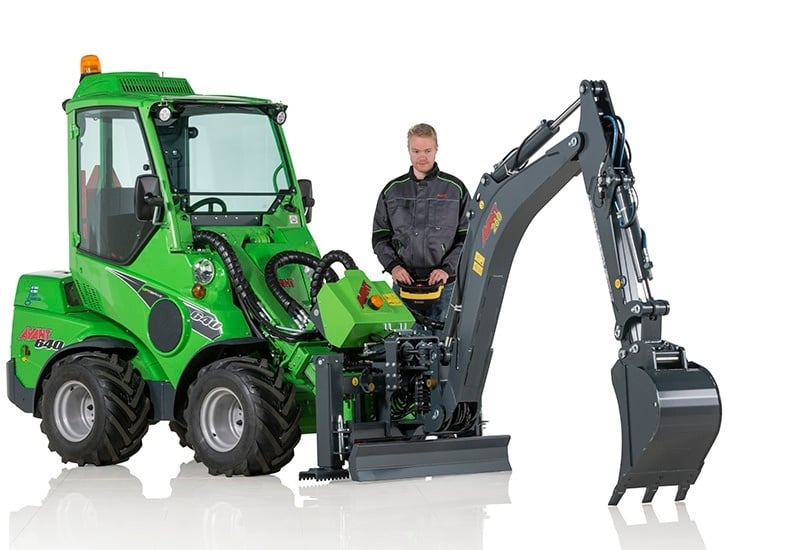 Backhoe Loader Remote Control Backhoe 260 with Remote Control | Loader Attachment | Avant NZ