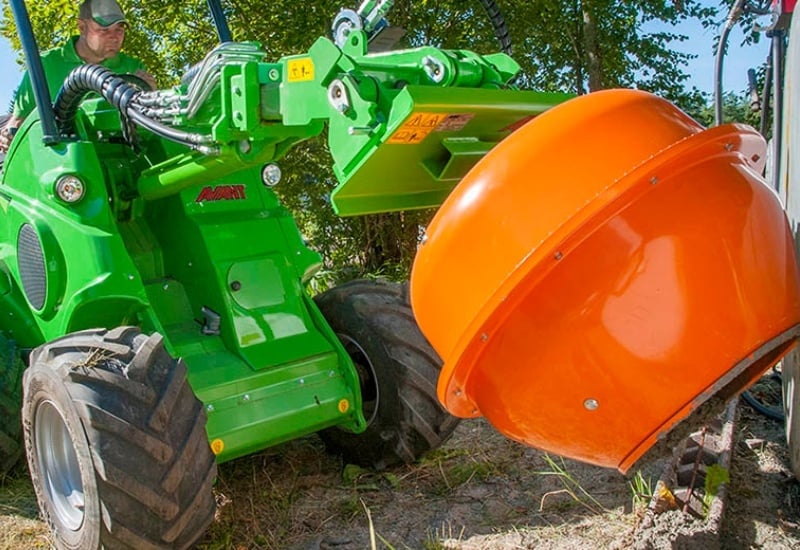 Drum type concrete mixer - 1