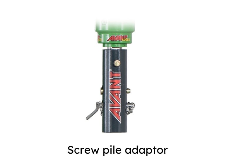 Multi function drive unit - screw pile adaptor 1