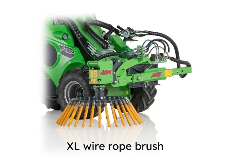 Multi function drive unit - xl wire rope brush