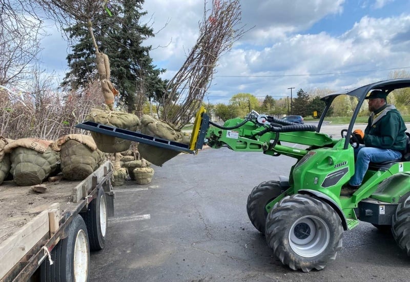 Sleeves on pallet forks - 4