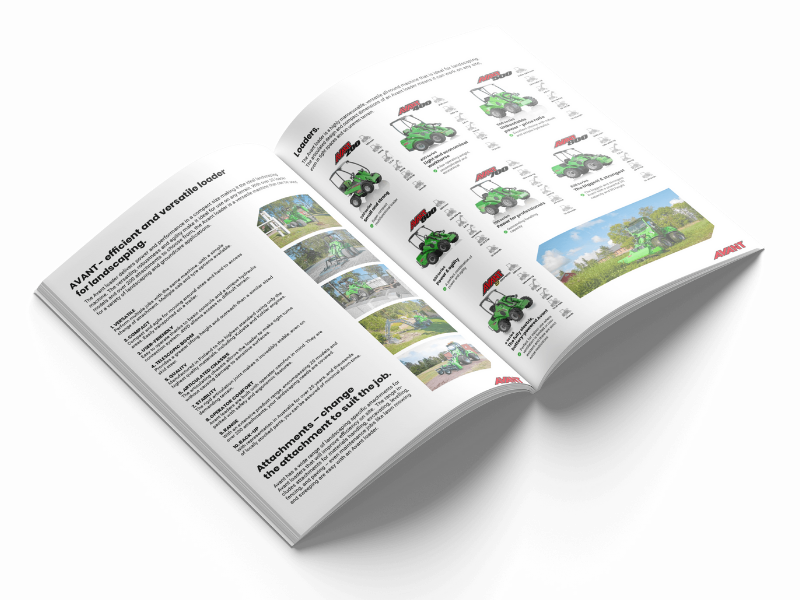 Avant NZ Landscaping brochure