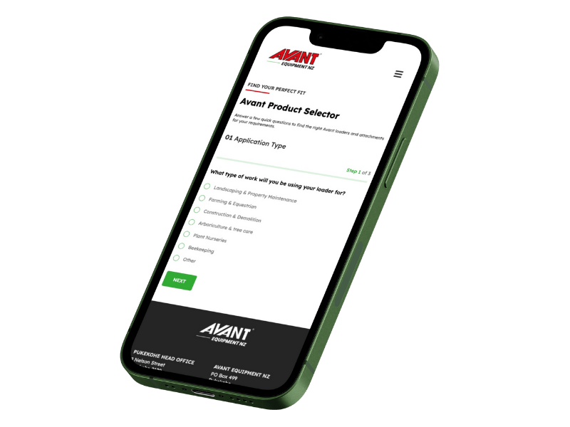 Product selector tool