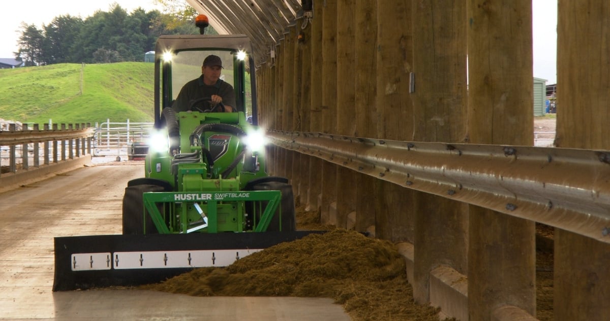 Avant loader for farm operations
