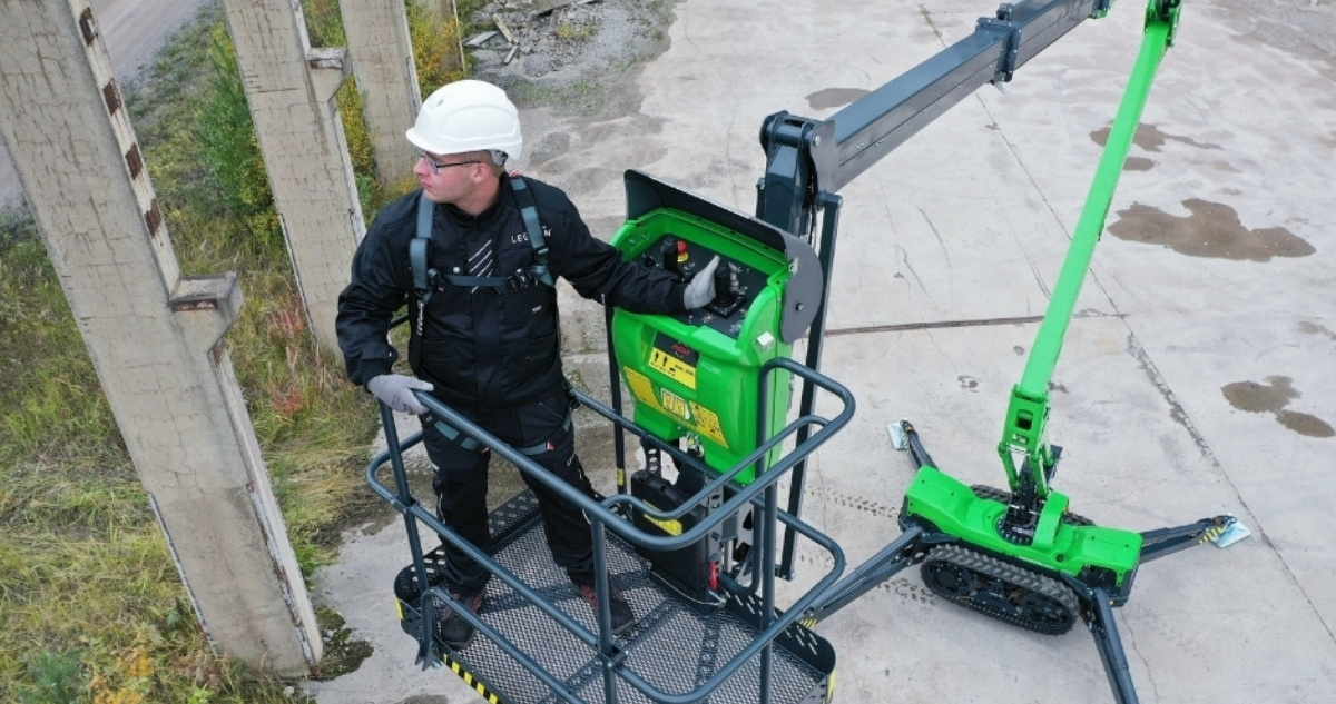 Leguan spider lift operating